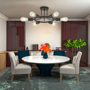 6 Light Modern Sputnik Ceiling Light