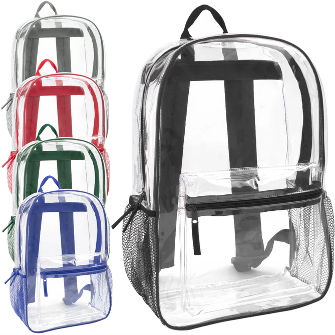 17-Inch Classic Clear Backpack