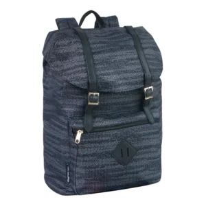 17-Inch Double-Buckle Luxury Backpack
