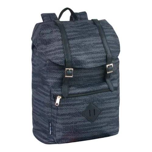 17-Inch Double-Buckle Luxury Backpack