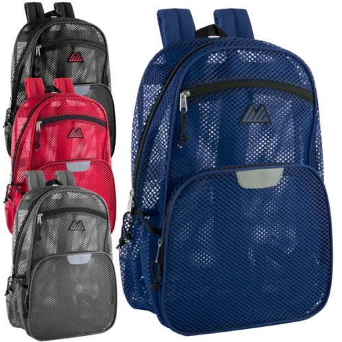 18-Inch Pro Jersey Reflective Mesh Backpack