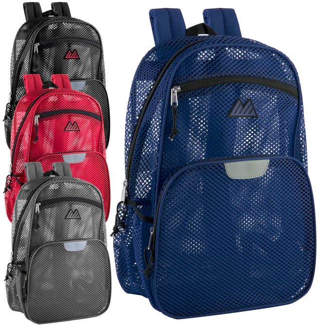 18-Inch Pro Jersey Reflective Mesh Backpack