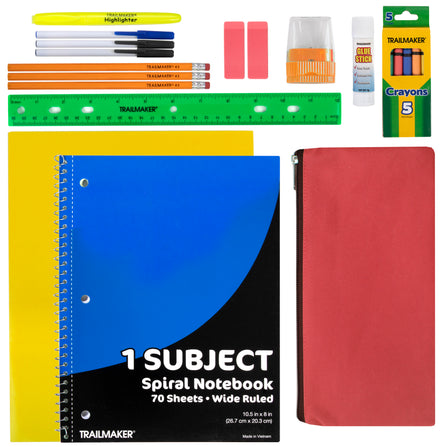 20-Piece School Supply Kit