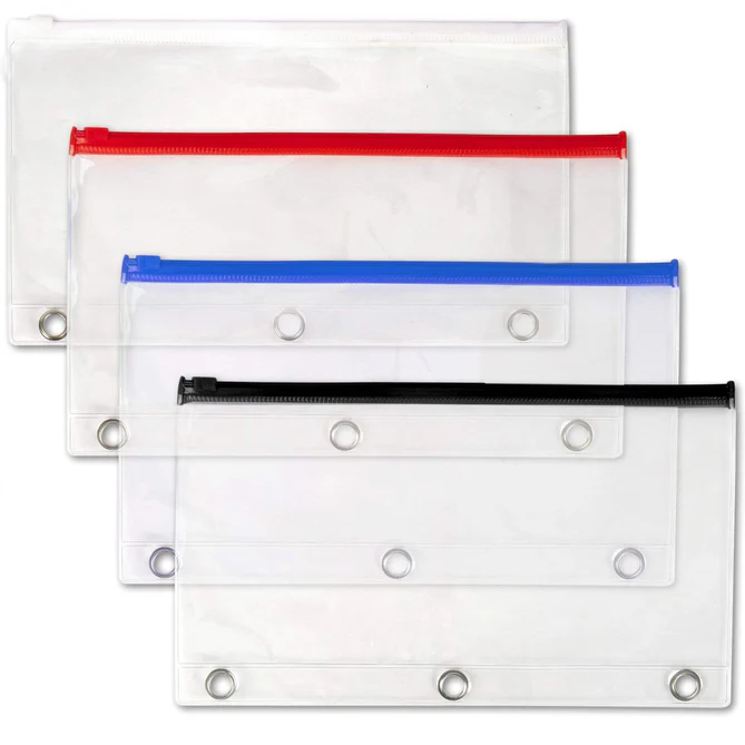 3-Ring Binder Clear Pencil Pouch