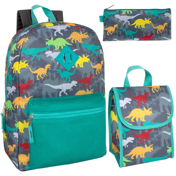 3-in-1 Beautiful Dino Themed Bag