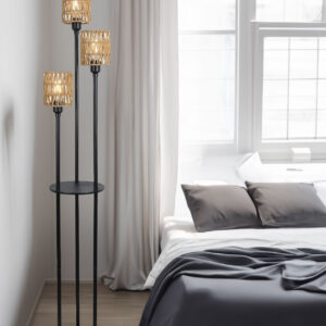 3-Light Tall Floor Lamp