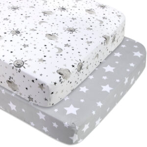 Adorable Fitted Baby Crib Mattress Sheets.