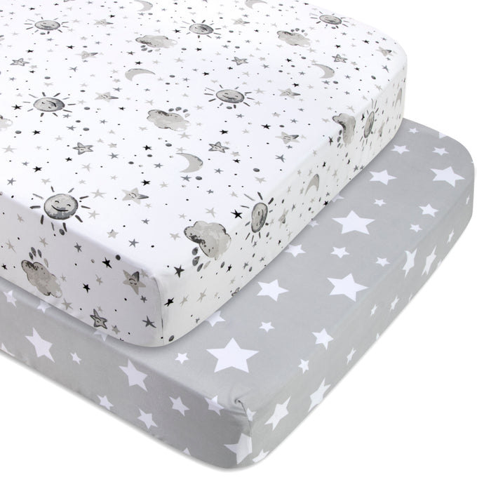 Adorable Fitted Baby Crib Mattress Sheets.