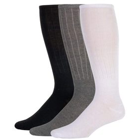 Men's solid tube socks