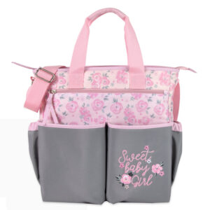 Unique 3-Piece Baby Girl-Themed Diaper Bag