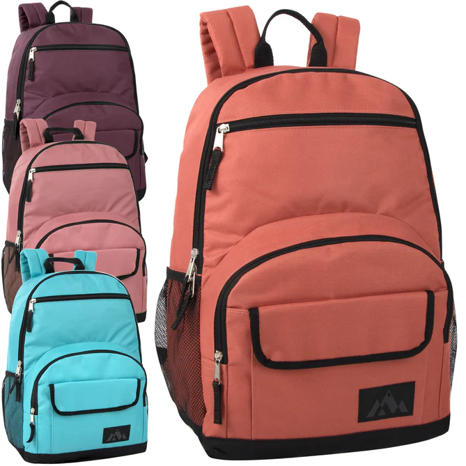 Girls Beautiful Multi-Pocket Backpack