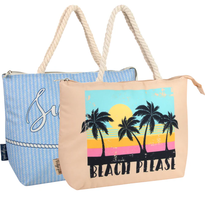 Beautiful Insulated Beach Tote Bag