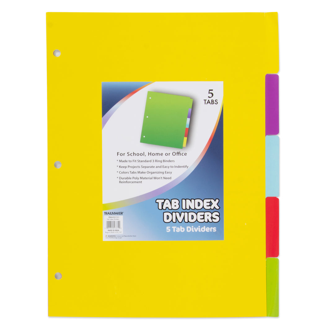 5 packs Tab Index Dividers